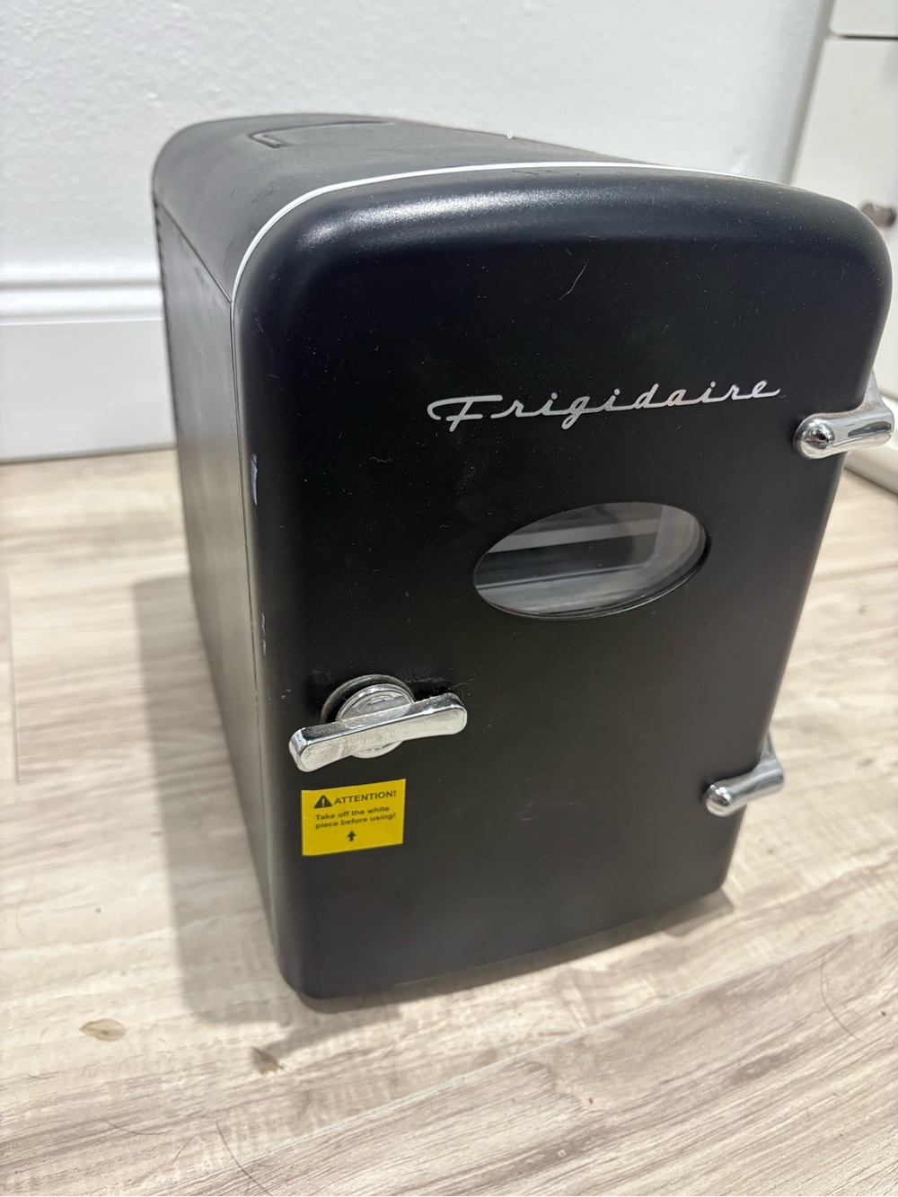 Frigidaire Compact Black Mini Refrigerator - Portable Electronics Cooler